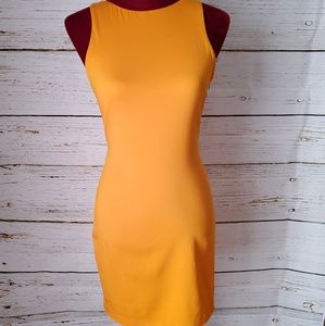 Zara mustard yellow minidress